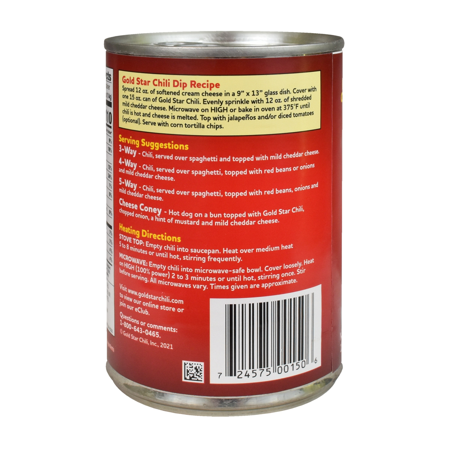 slide 2 of 2, Gold Star Chili, 15 oz