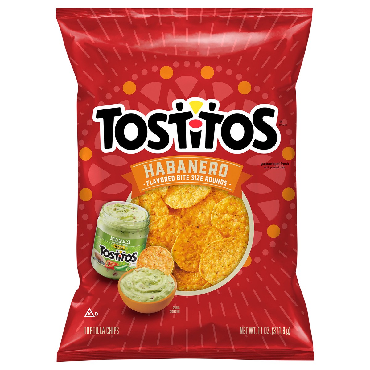 slide 1 of 1, Tostitos Tortilla Chips Habanero Flavored 11 Oz, 11 oz