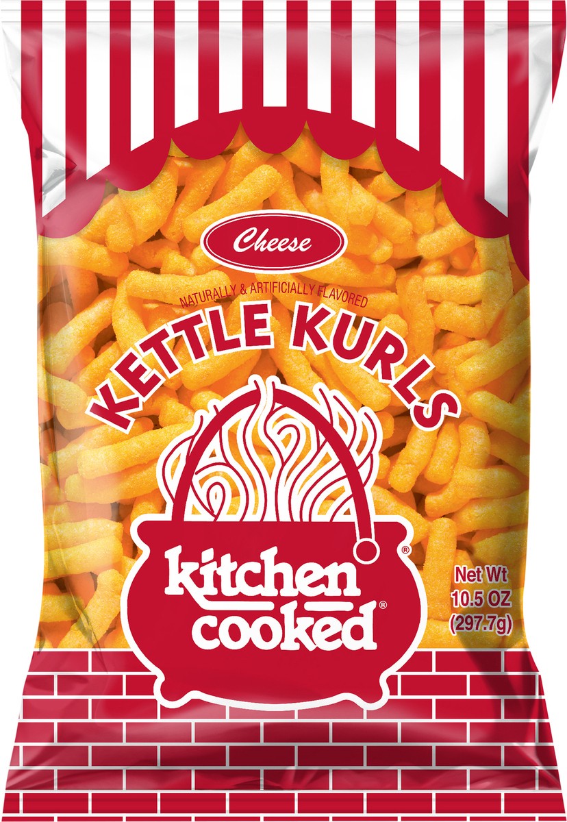 slide 4 of 7, Kitchen Cooked Cheese Kettle Kurls 10.5 oz, 10.5 oz