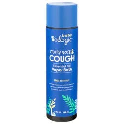 Oilogic Baby Stuffy Nose & Cough Essential Oil Vapor Bath - 9 fl oz