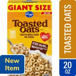 Kroger Toasted Oats Cereal Giant Size