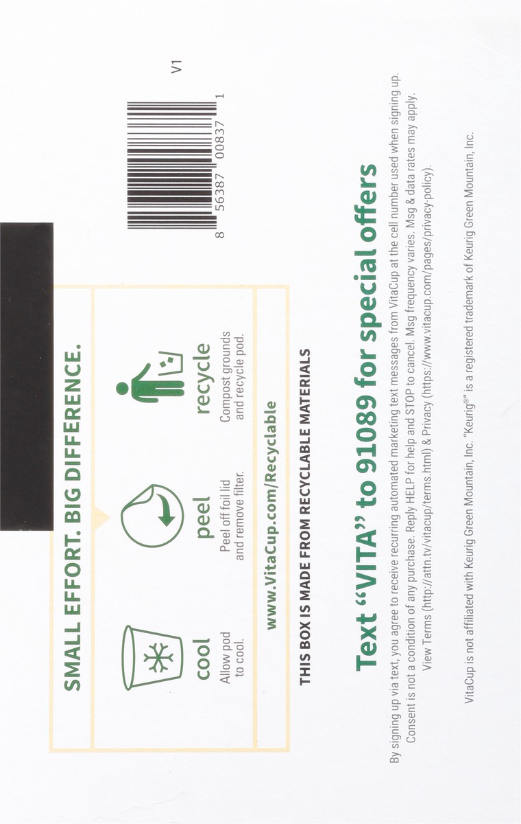 slide 14 of 14, VitaCup Coffee Pods, Perfect Blend - 3.88 oz, 3.88 oz