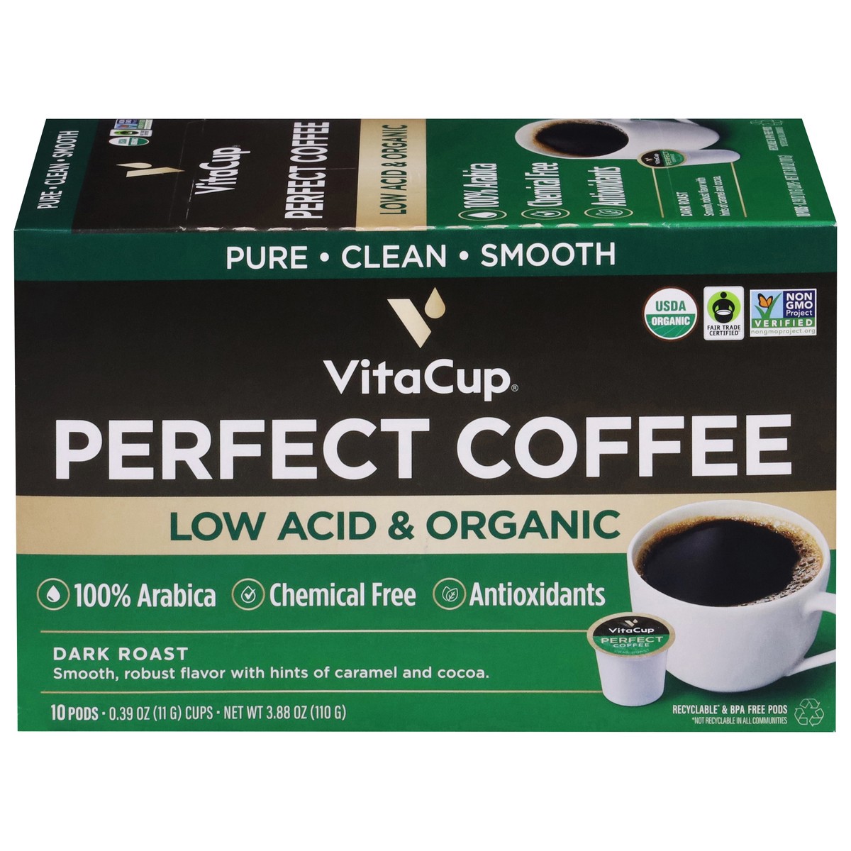 slide 1 of 14, VitaCup Coffee Pods, Perfect Blend - 3.88 oz, 3.88 oz