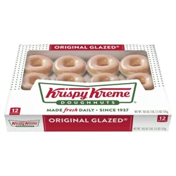 Krispy Kreme 12-Count Original Glazed Doughnuts