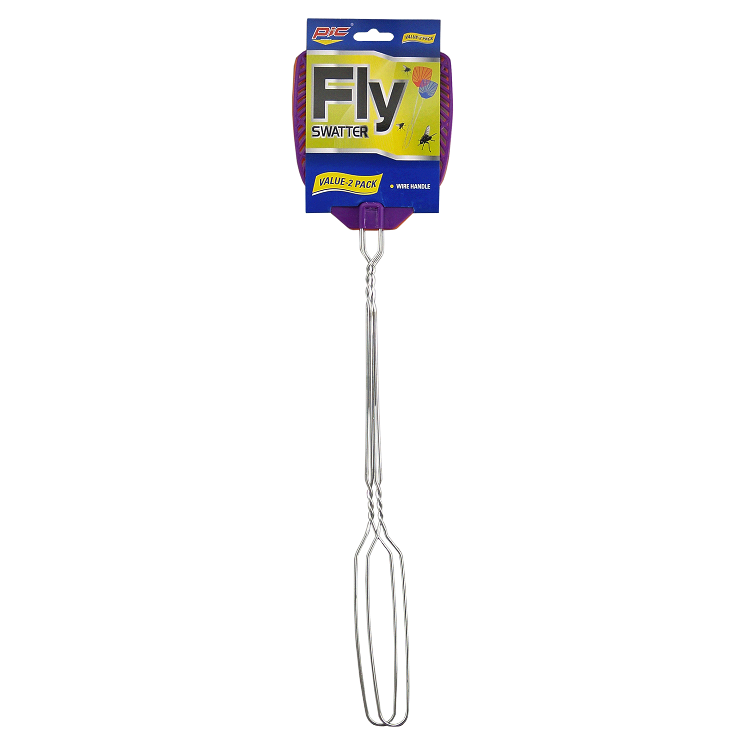 slide 1 of 1, PIC Fly Swatter Value 2 Pack 2 ea, 2 ct