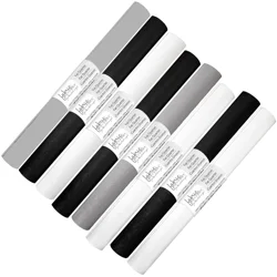 Fab Ed Solid Fat Qtrs Black White