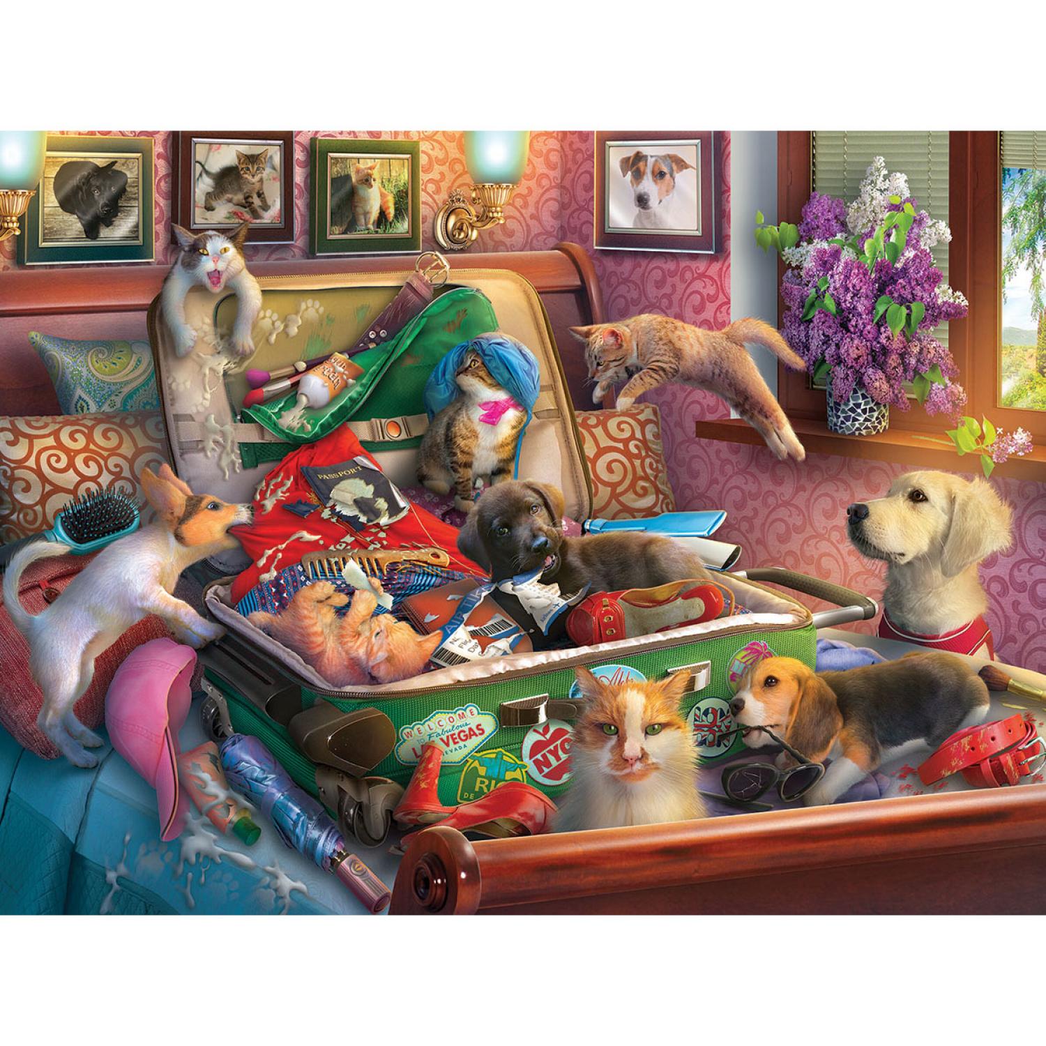 slide 3 of 4, Wmp Animal Assortment 500 Pc, 500 ct
