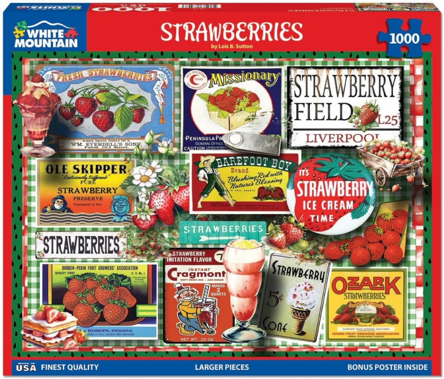 slide 3 of 6, White Mountain Puzzle Fruit Assortment, 1 ct
