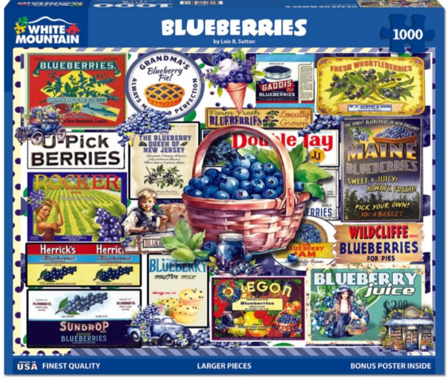 slide 4 of 6, White Mountain Puzzle Fruit Assortment, 1 ct