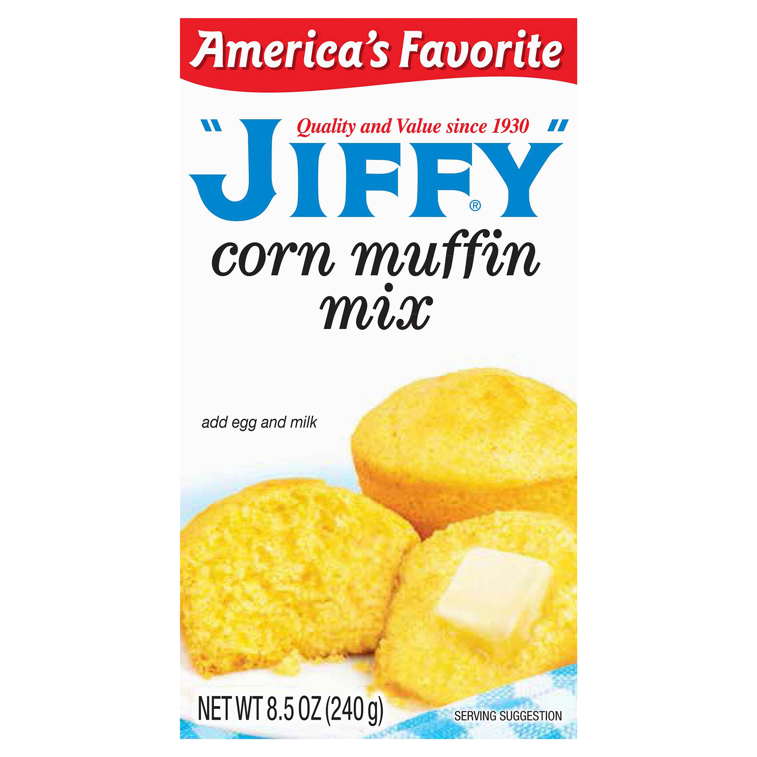 slide 1 of 5, Jiffy Corn Muffin Mix 8.5 oz, 8.5 oz