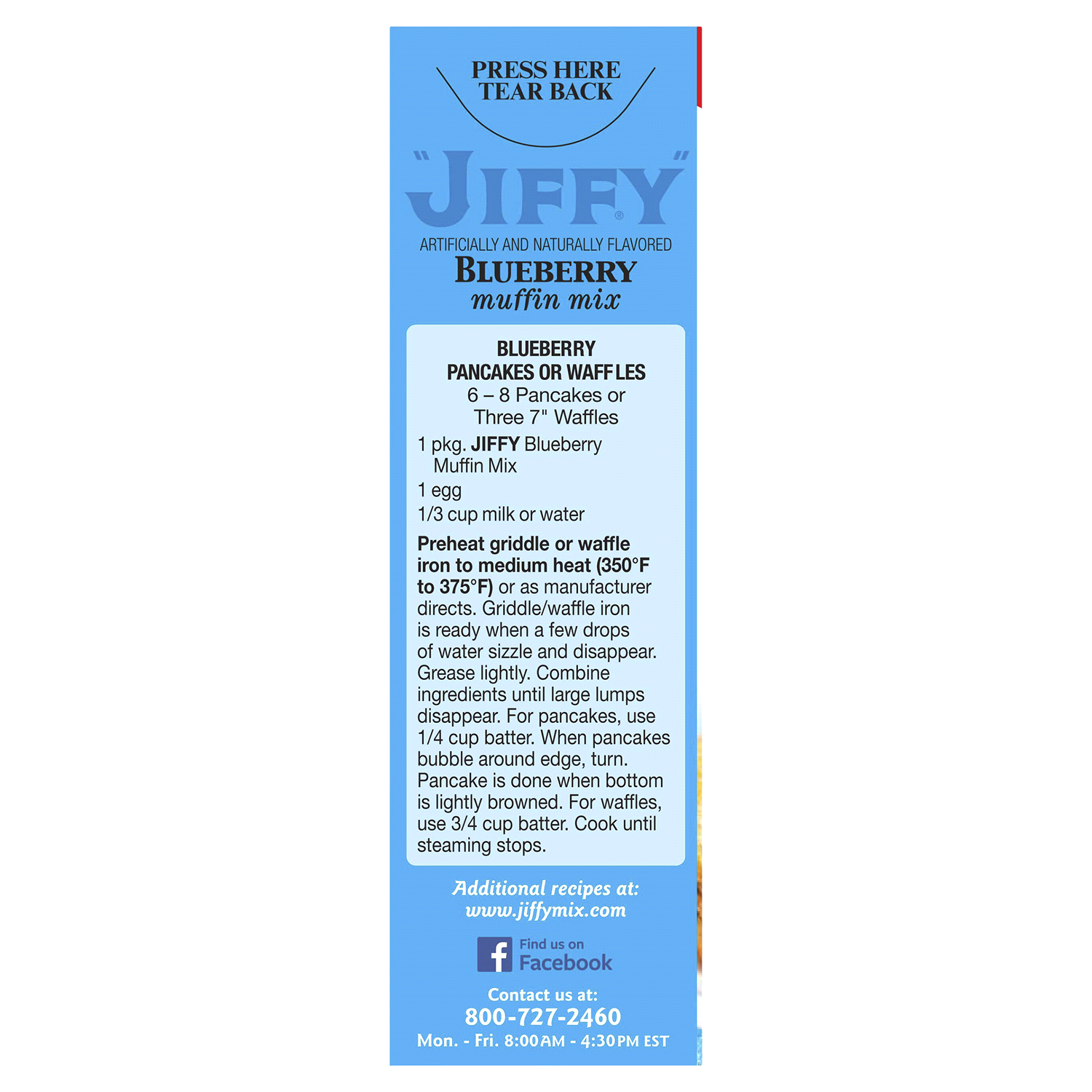 slide 2 of 5, Jiffy Blueberry Muffin Mix, 7 oz, 7 oz