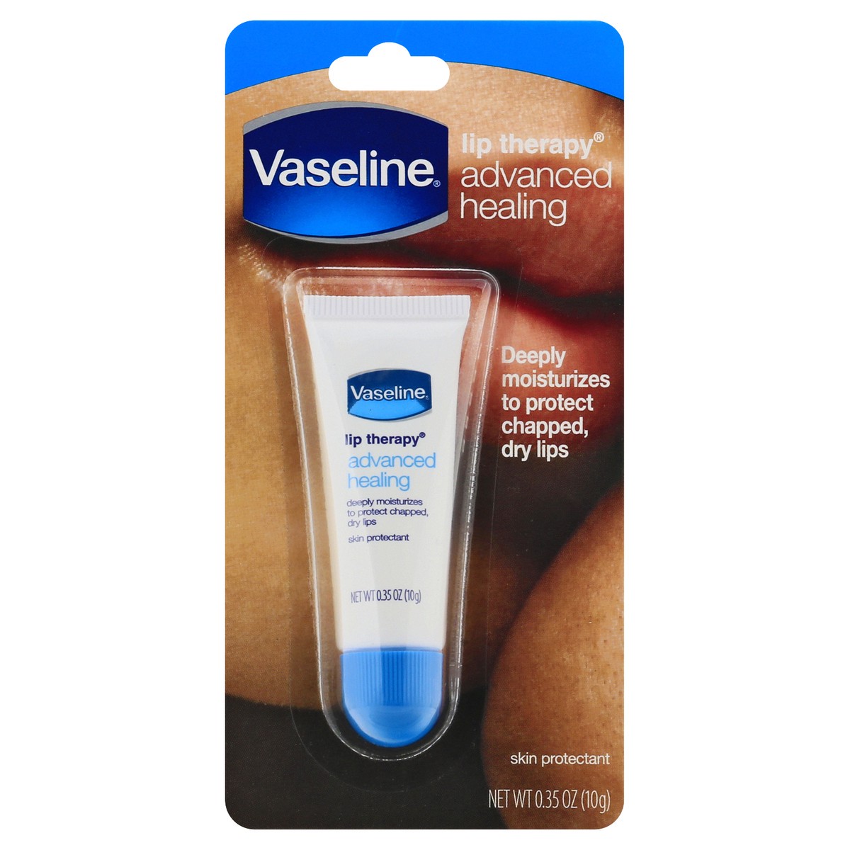 slide 4 of 4, Vaseline Lip Therapy White Petrolatum Advanced Healing Lip Protectant 0.35 oz, 0.35 oz
