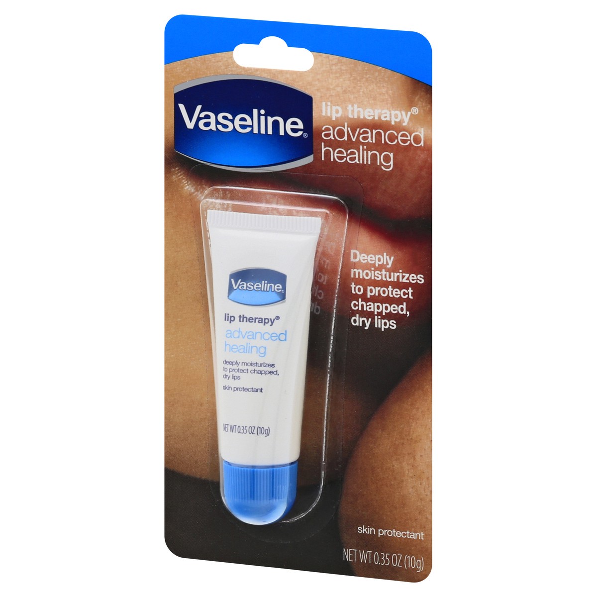 slide 3 of 4, Vaseline Lip Therapy White Petrolatum Advanced Healing Lip Protectant 0.35 oz, 0.35 oz