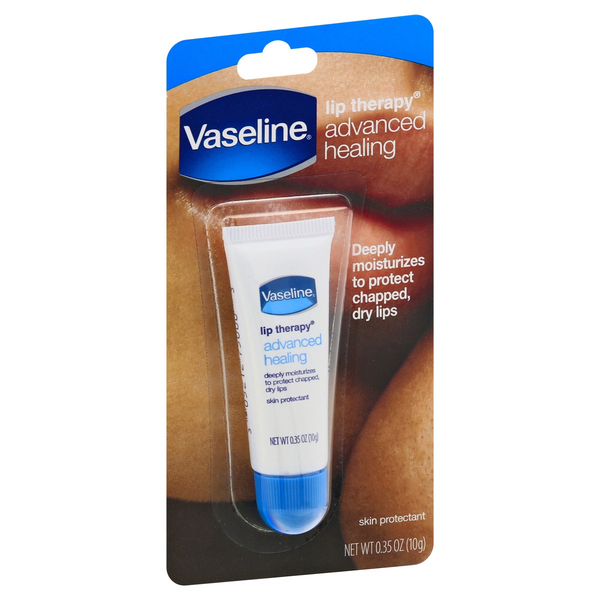 slide 2 of 4, Vaseline Lip Therapy White Petrolatum Advanced Healing Lip Protectant 0.35 oz, 0.35 oz