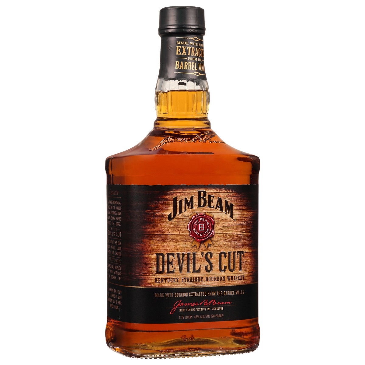 slide 7 of 11, Jim Beam Devil's Cut Kentucky Straight Bourbon Whiskey 1.75 lt, 1.75 liter