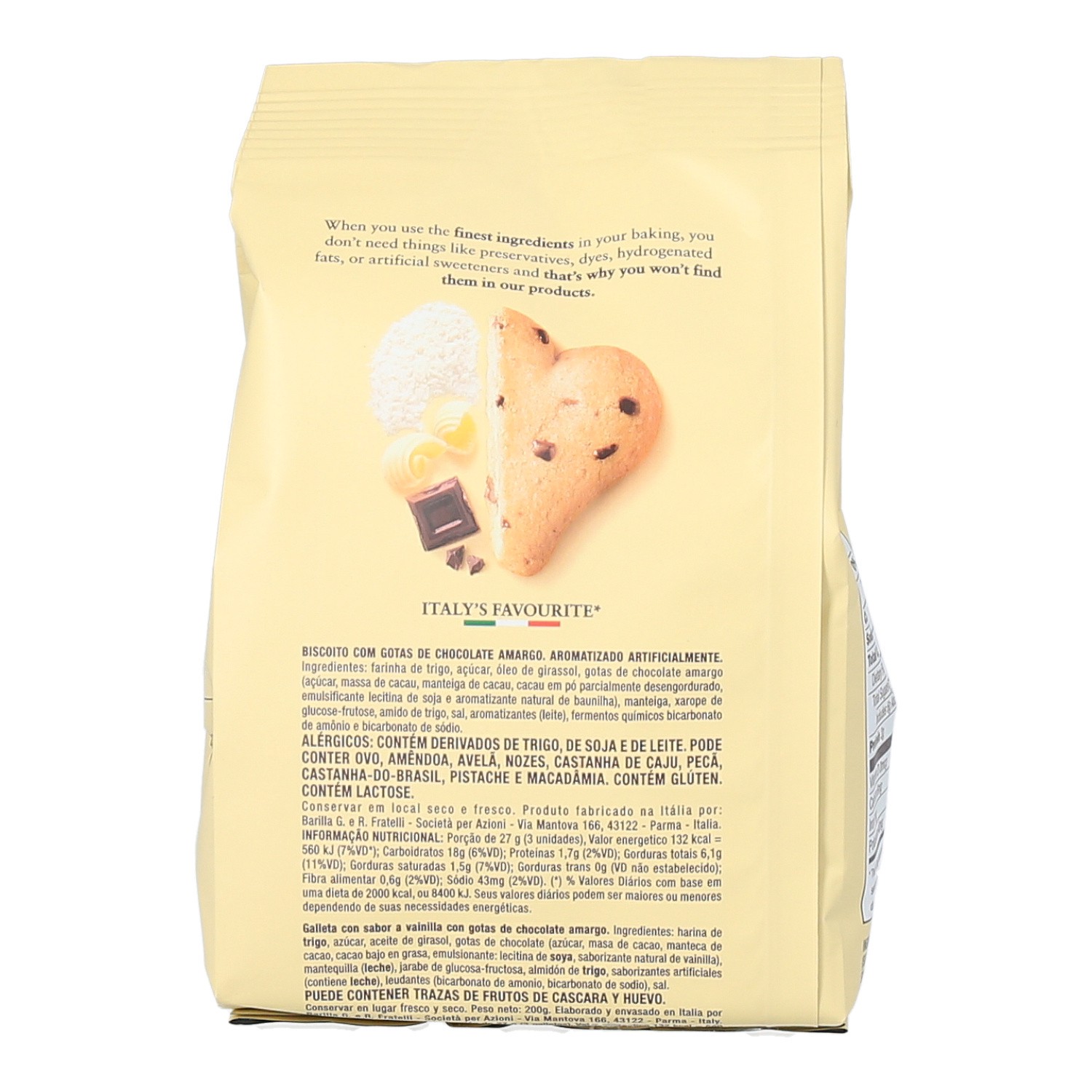 slide 4 of 5, Mulino Bianco with Chocolate Chips Cuoricini Cookies 7.05 oz, 7.05 oz