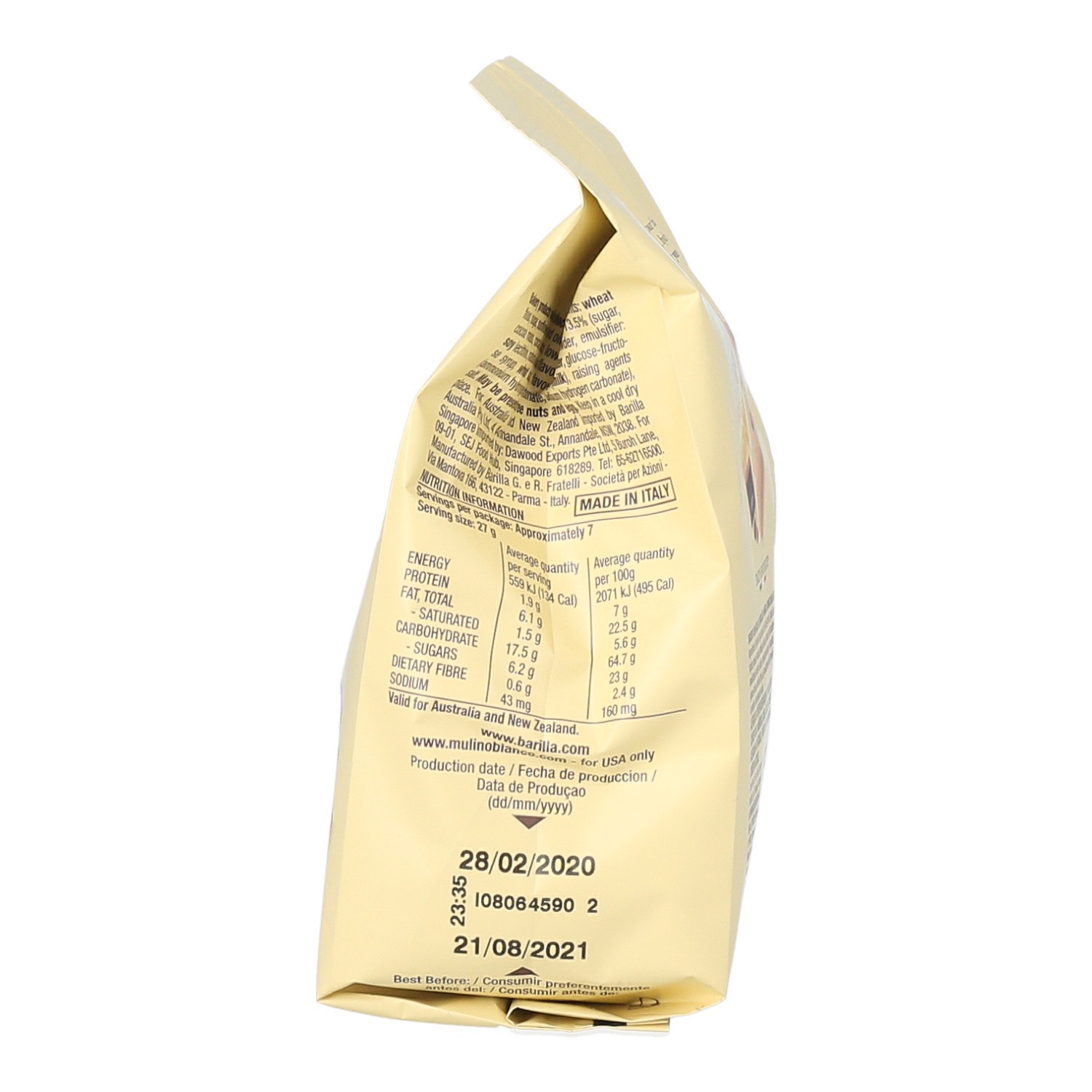 slide 3 of 5, Mulino Bianco with Chocolate Chips Cuoricini Cookies 7.05 oz, 7.05 oz