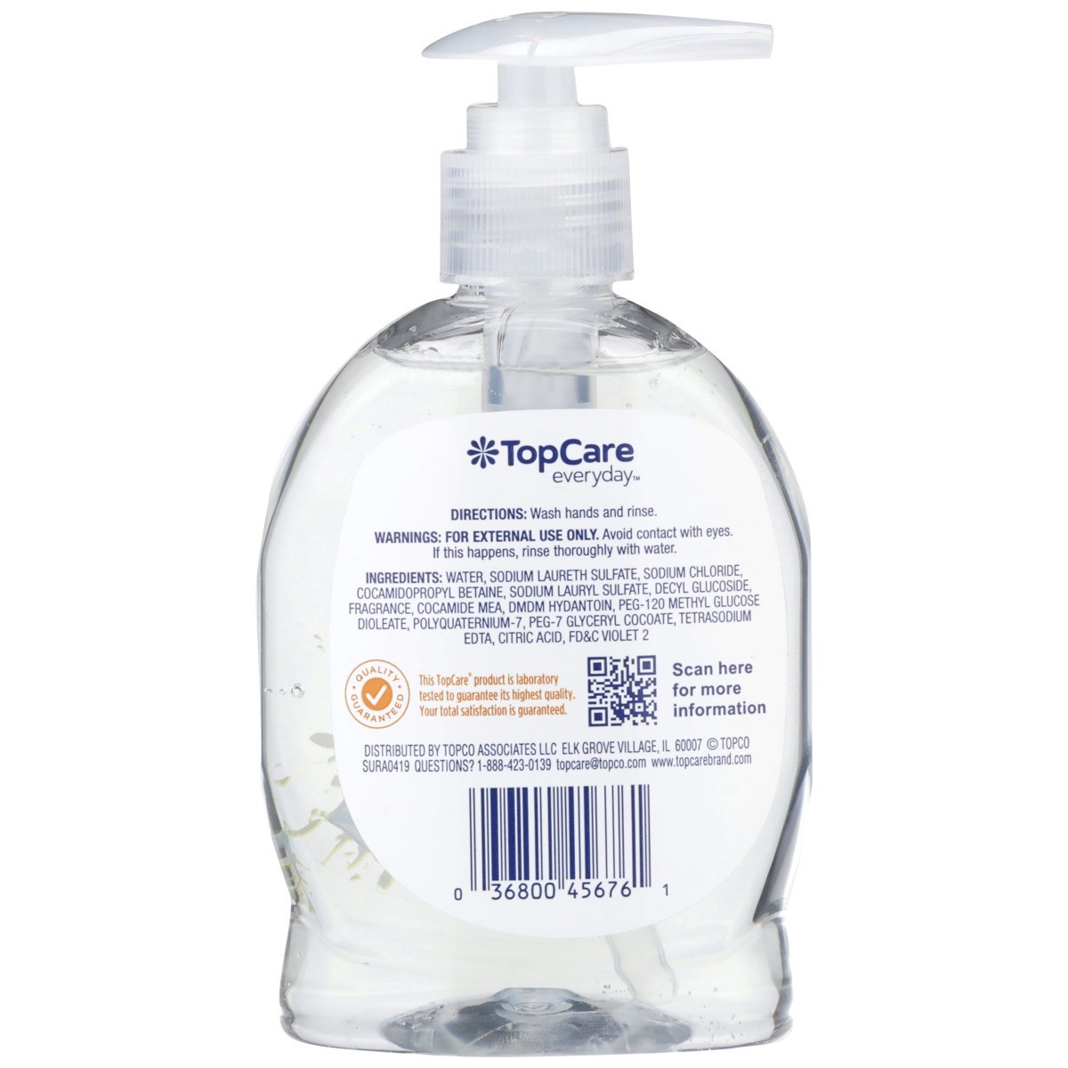 slide 8 of 11, TopCare Hand Soap, White Tea, 7.5 fl oz