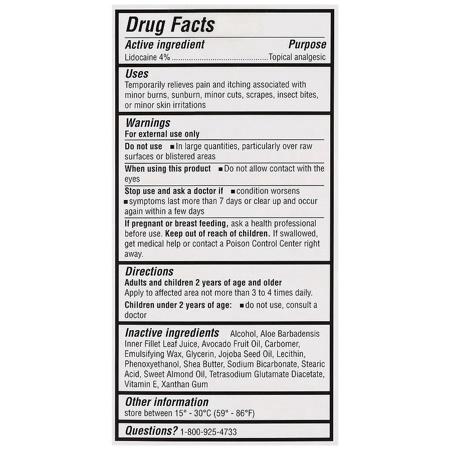 slide 5 of 5, Walgreens Numbing Pain Relief + Skin Moisturizing Cream, 3 oz