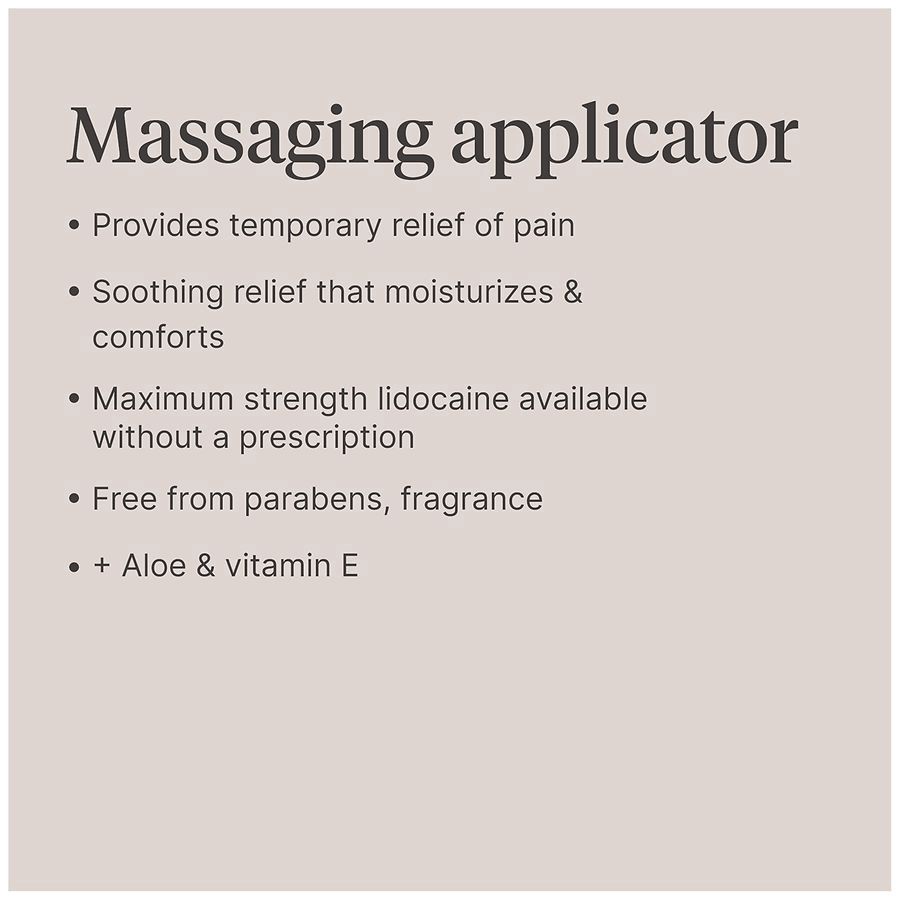 slide 4 of 5, Walgreens Numbing Pain Relief + Skin Moisturizing Cream, 3 oz