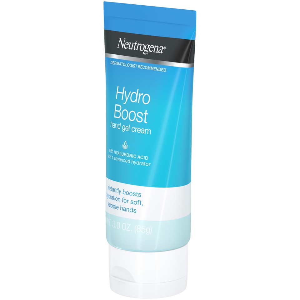 slide 3 of 6, Neutrogena Hydro Boost Hydrating Hand Gel Cream with Hyaluronic Acid, 3 oz