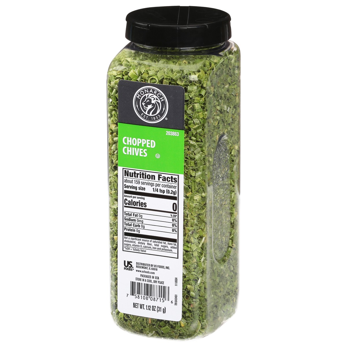 slide 12 of 14, Monarch Chopped Chives, 1.12 oz