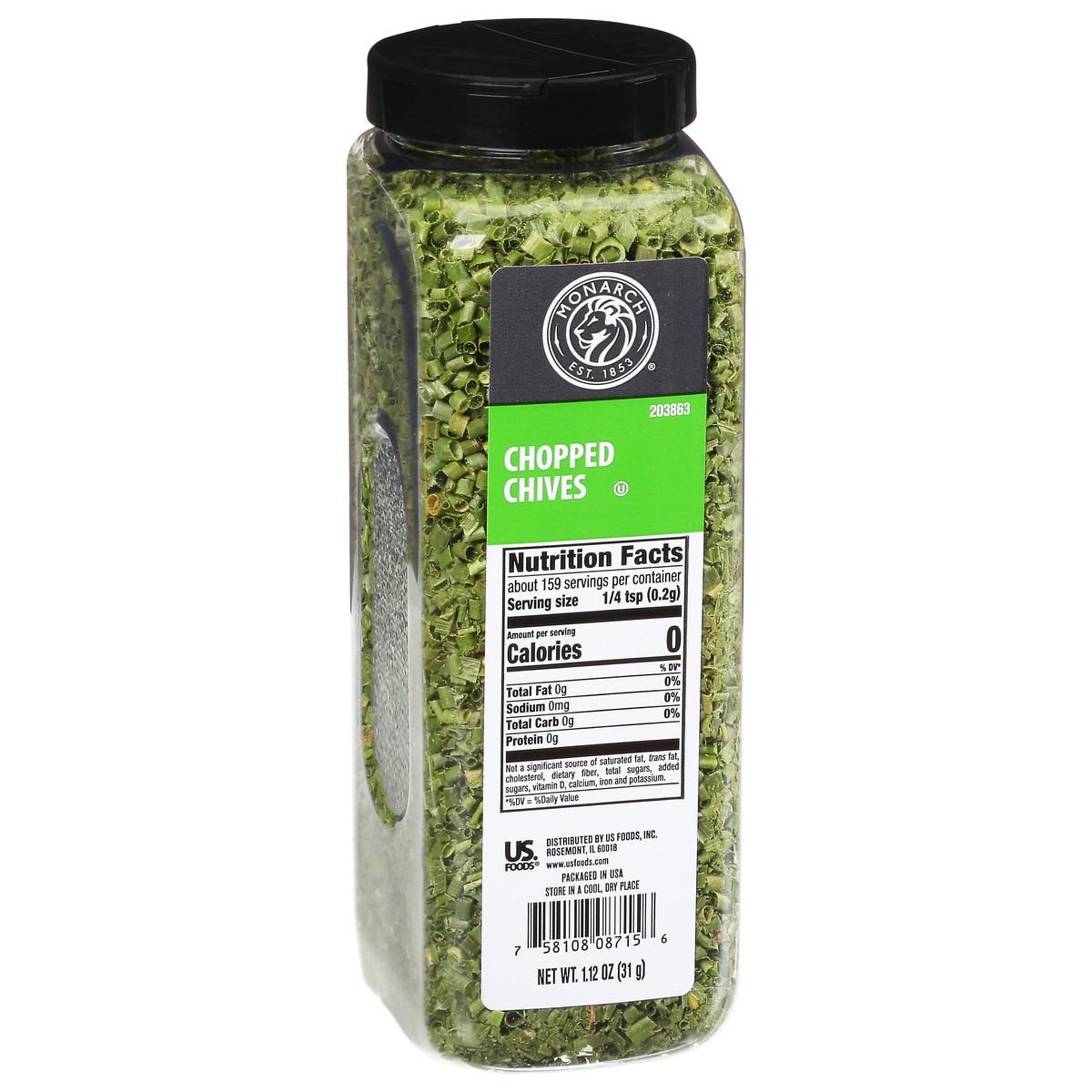 slide 7 of 14, Monarch Chopped Chives, 1.12 oz