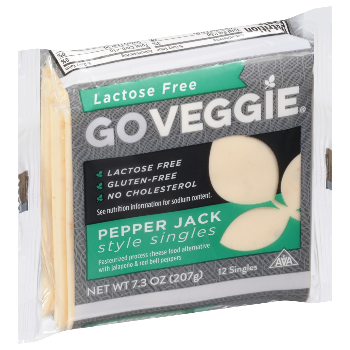 slide 9 of 9, Go Veggie Lactose Free Pepper Jack S, 8 oz