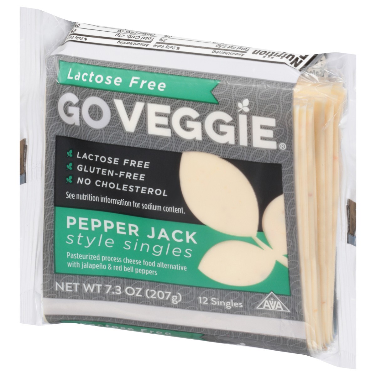 slide 3 of 9, Go Veggie Lactose Free Pepper Jack S, 8 oz