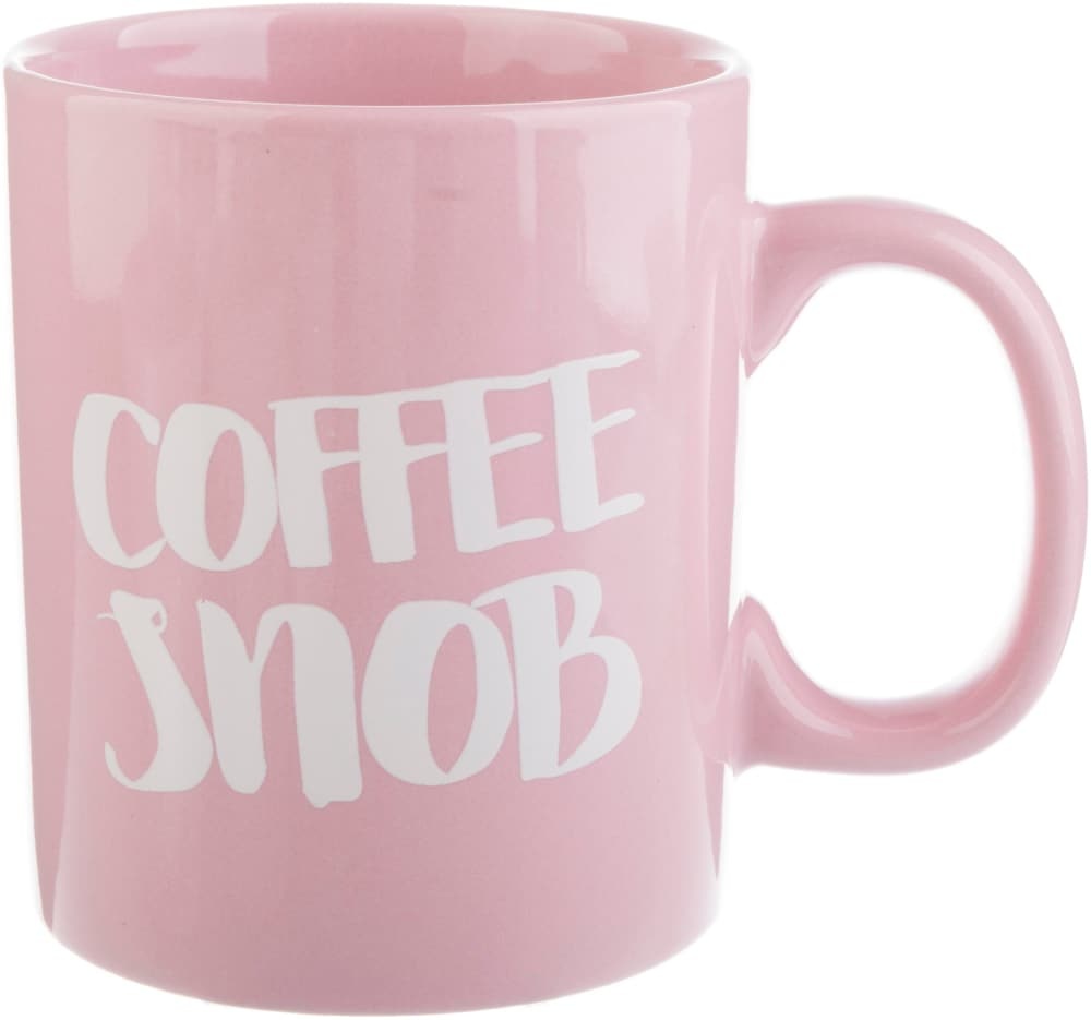 slide 1 of 1, Formation Brands Coffee Snob Mug - Pink, 15 oz