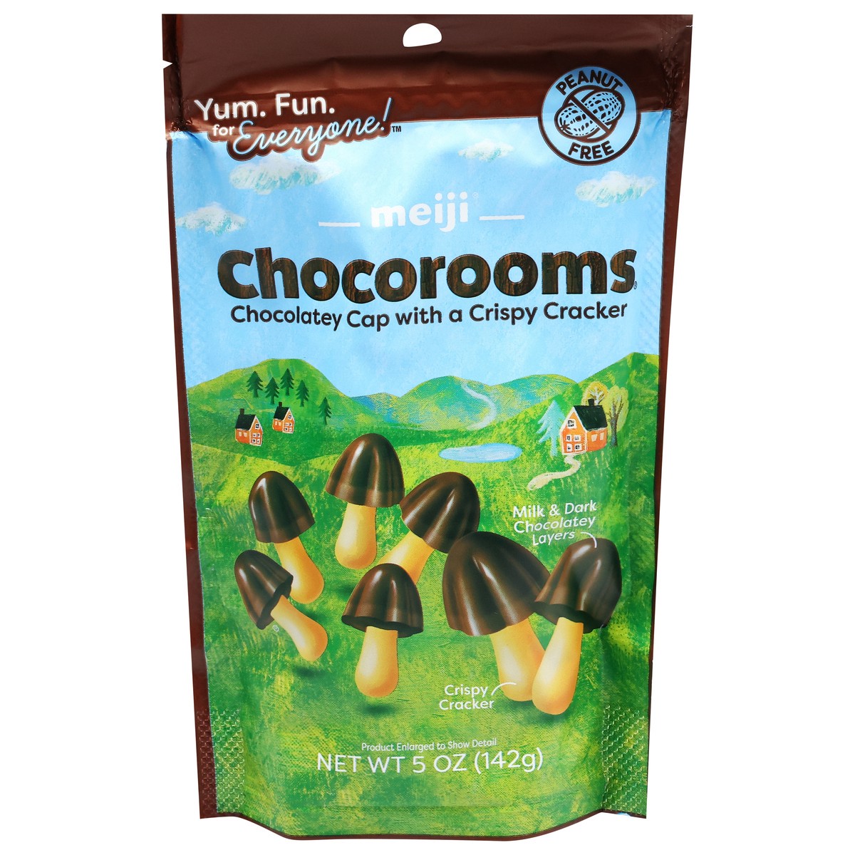 slide 1 of 13, Meiji Chocolate Chocorooms Pouch, 5 oz