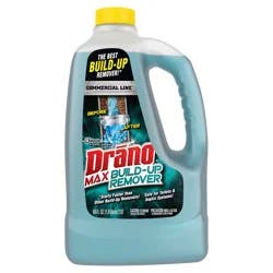 Drano Max Build-Up Remover, Liquid Commercial Line, 60 oz, for Kitchens and Bathrooms