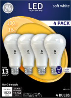 slide 1 of 1, GE LED 16-Watt (100-Watt) Soft White General Purpose Light Bulb, 1 ct