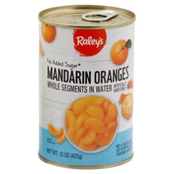 Raley's Mandarins in Water, No Sugar Added - 15 oz