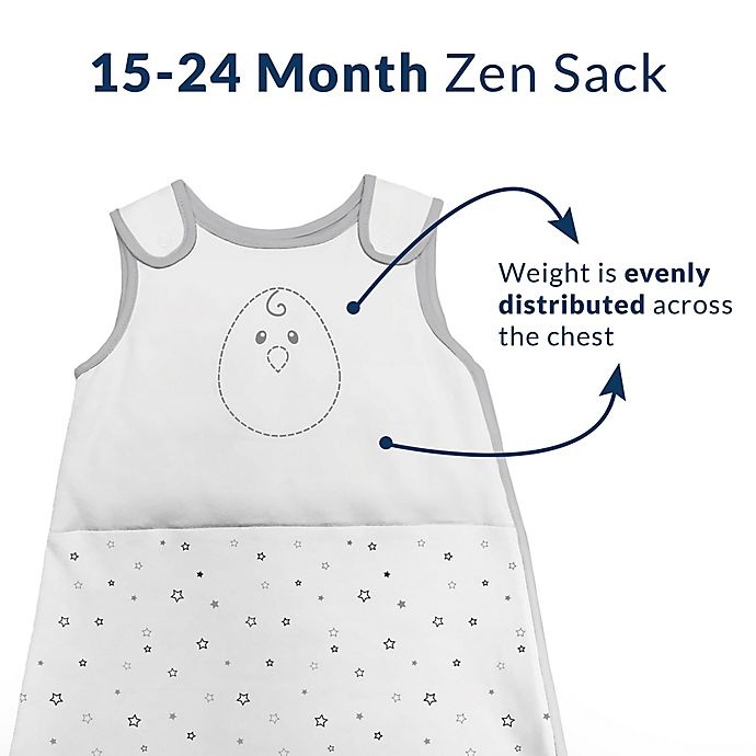 slide 4 of 4, Nested Bean Large Zen Sack Wearable Blanket - White O Me, 1 ct