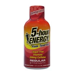 5-Hour Energy Regular Strength Pomegranate Flavor Energy Shot - 1.93 fl oz
