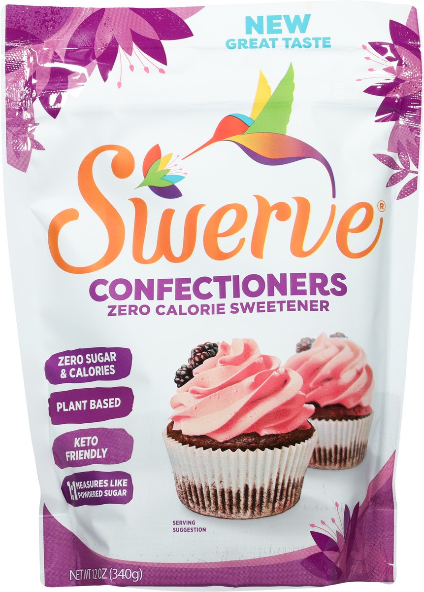 slide 6 of 9, Swerve Confectioners Keto Friendly Plant Based Zero Calorie Confectioners 12 oz, 12 oz