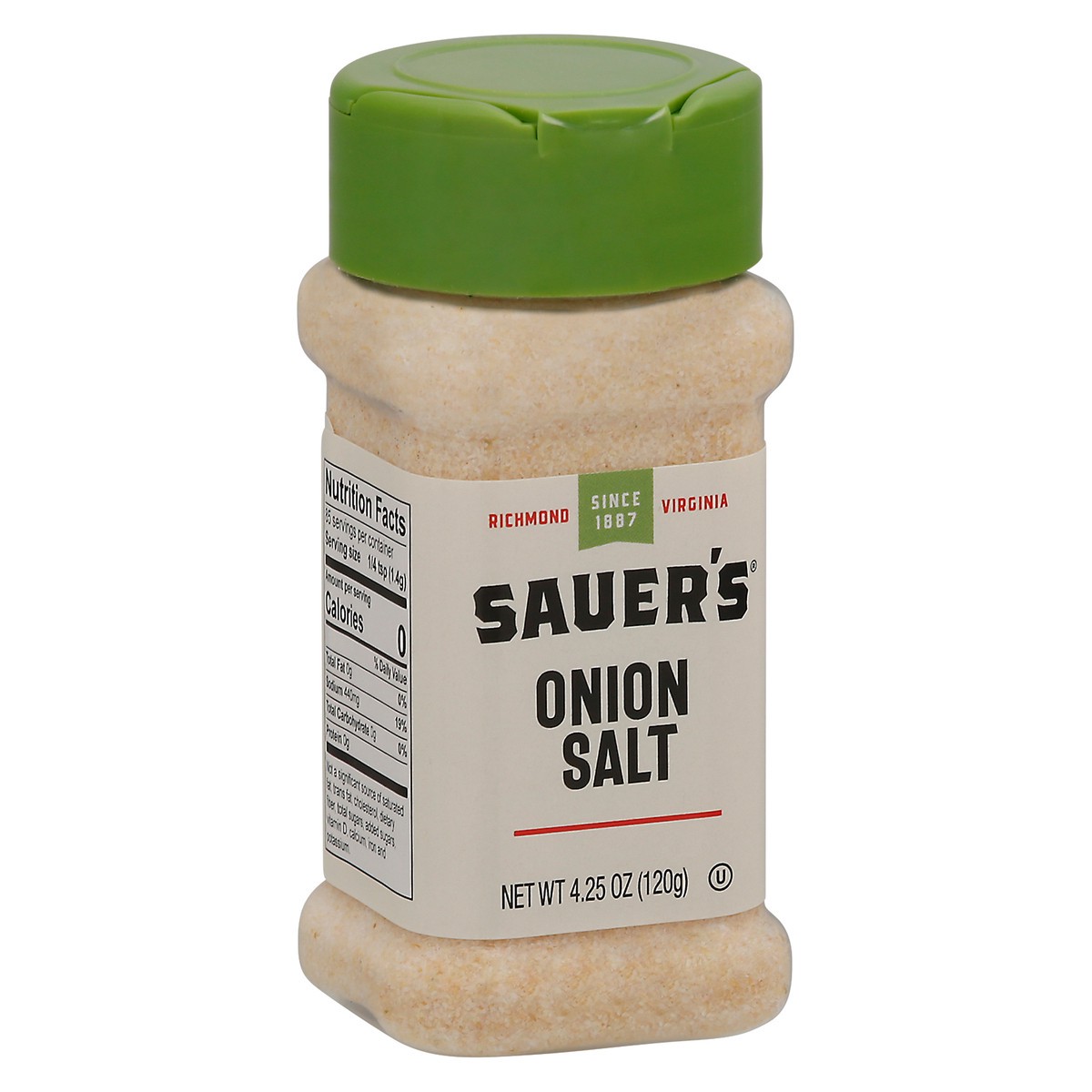 slide 2 of 9, Sauer's Onion Salt Blend, 4.25 oz