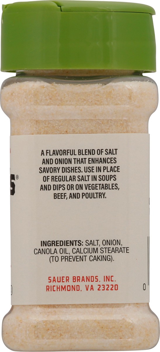 slide 9 of 9, Sauer's Onion Salt Blend, 4.25 oz