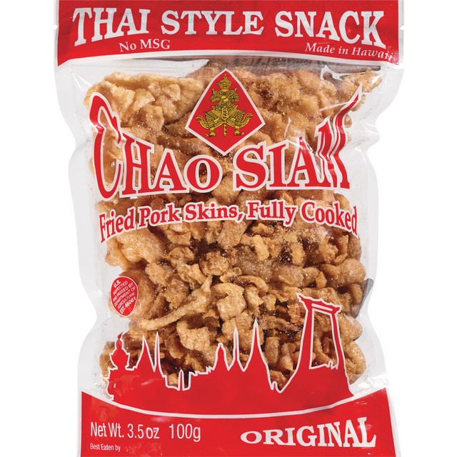 slide 1 of 1, Chao Siam Fried Pork Skins, 3.17 oz