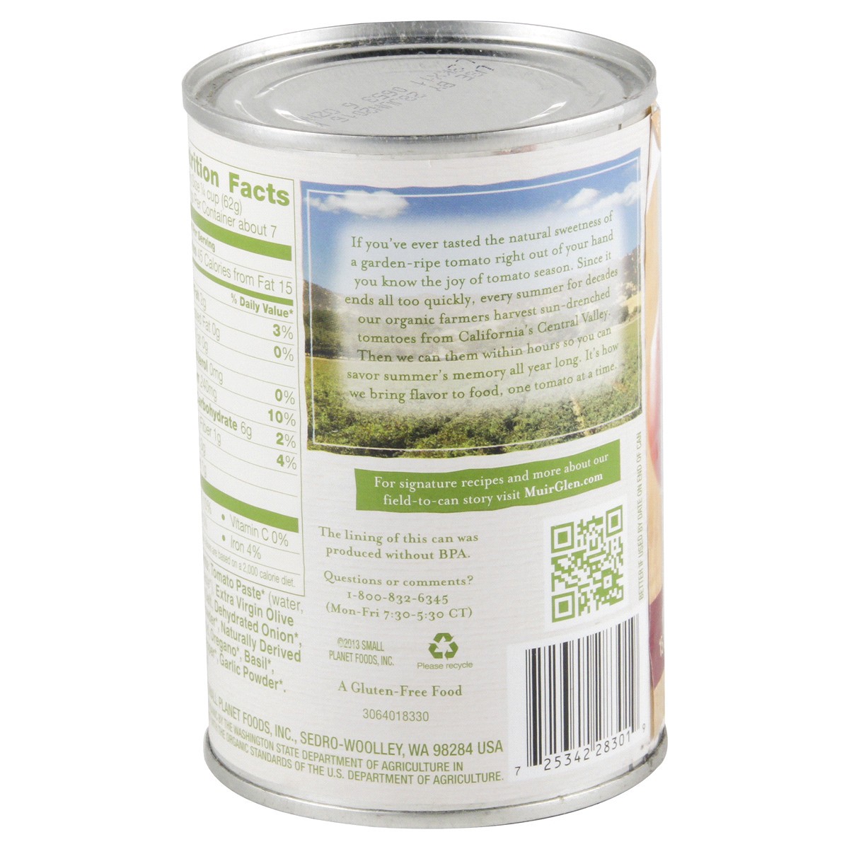 slide 4 of 4, Muir Glen Pizza Sauce, 15 oz., 15 oz