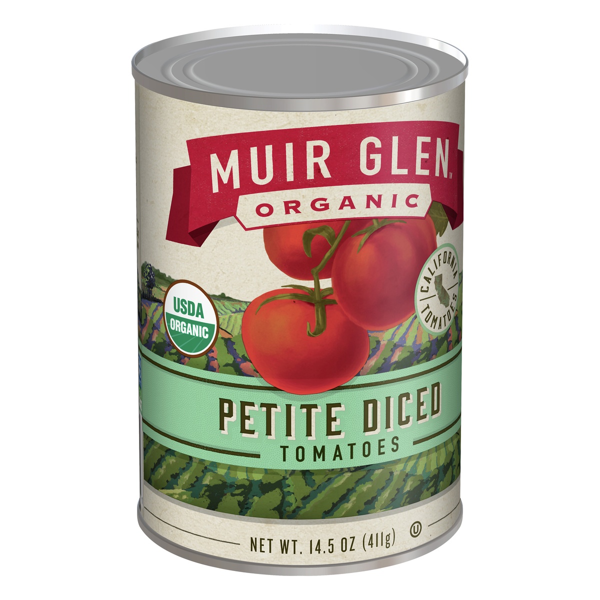 slide 3 of 10, Muir Glen Petite Diced Tomatoes, 14.5 ounces, 14.5 oz