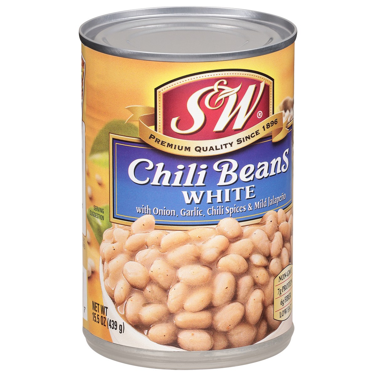 slide 2 of 11, S&W White Chili Beans 15.5 oz, 15.5 oz