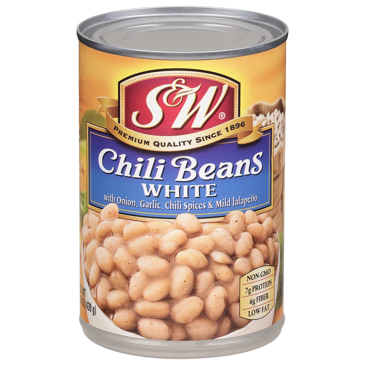 slide 8 of 11, S&W White Chili Beans 15.5 oz, 15.5 oz
