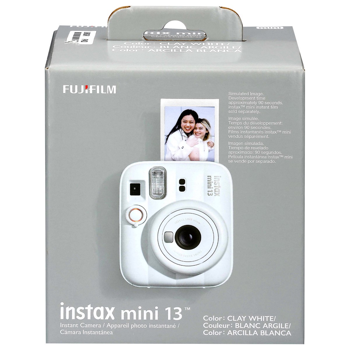 slide 1 of 13, Fuji Instax Mini 13 Instant Camera Clay White, 1 ct