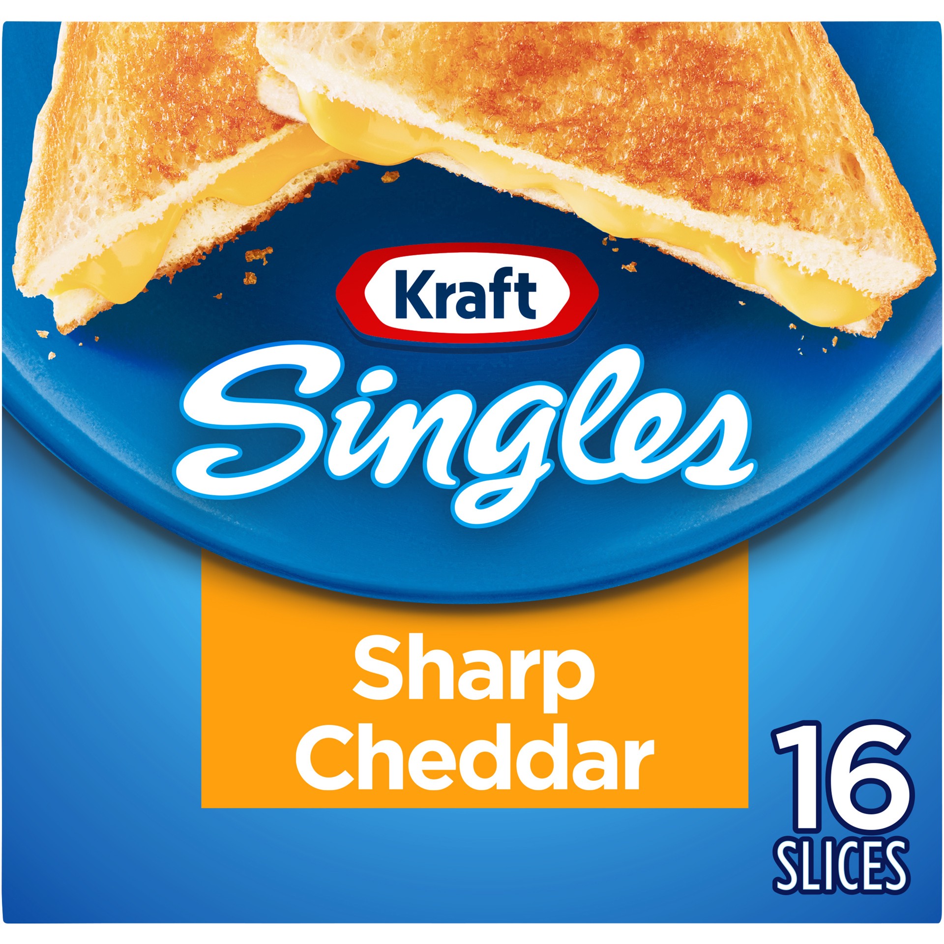 slide 1 of 6, Kraft Singles Sharp Cheddar Slices Pack, 12 oz