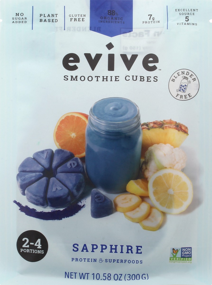 slide 1 of 1, Evive Sapphire Smoothie Cubes 10.58 oz, 10.58 oz