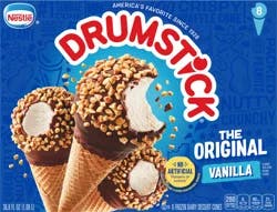 Drumstick The Original Vanilla Sundae Cones, 8 Count