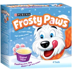 Frosty Paws Purina FROSTY PAWS Original Flavor Frozen Dog Treats - 4 Count