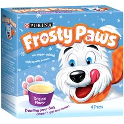 Frosty Paws Purina FROSTY PAWS Original Flavor Frozen Dog Treats - 4 Count